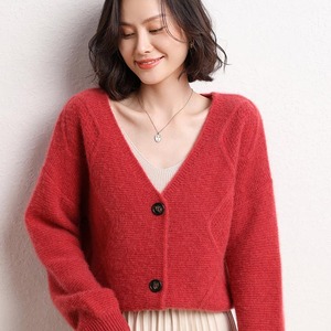 Suéter de cachemira grande para mujer, cárdigan sencillo de lana de Cachemira, nueva moda - Product Image 5