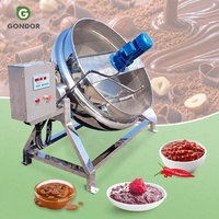 Machine à fabriquer des gâteaux, petite marmite de cuisson de sauce, cuve automatique industrielle inclinable pour confiture et bonbons durs, pour restaurant