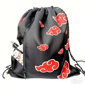 Mochila Deportiva Ligera Unisex Estilo Anime Japonés con Cordón, Bolsillo para Botella <span class=keywords><strong>de</strong></span> Agua, Poliéster, Venta al Por Mayor - Product Image 3