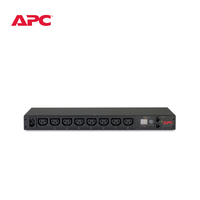 APC PDU AP7821BCZ Rak-Mounted Metered 1U 16A 208/230V (8) C20 PDU Server Industri dengan Kabel 2.50m 3300VA