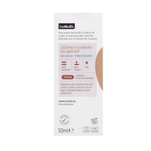 BB Cream Tonalità Scura SPF 25 Benesk 50ml - Product Image 3