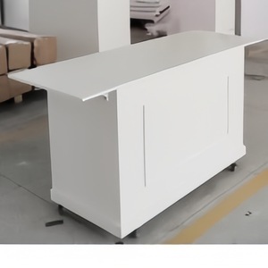 Custom moderna in legno carrello cibo portatile Snack Bar per Hotel all'aperto pannello di legno Design mobili commerciali - Product Image 4