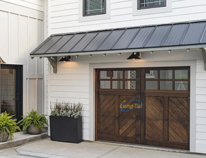 Puerta <span class=keywords><strong>de</strong></span> Garaje Residencial <span class=keywords><strong>de</strong></span> Alta Gama LongTai - Estilo <span class=keywords><strong>de</strong></span> Caseta <span class=keywords><strong>de</strong></span> Madera Duradera para Residencias <span class=keywords><strong>de</strong></span> Lujo - Product Image 5