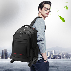 <b>Multifunctional</b> Oxford Roller Vintage Style Water-Repellent Spinner <b>Suitcase</b> Luggage Wheel Zipper Business Travel Trolley Bag - Product Image 3