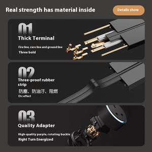 British Standard UK Movable Exposed Power Rail <strong>Socket</strong>, Slide Rail <strong>Socket</strong>, Power <strong>Socket</strong>, <strong>Wall</strong> <strong>Socket</strong> - Product Image 4