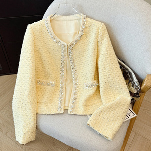 La dernière tendance : veste courte élégante en tricot à col en V pour femmes, idéale pour les soirées, vêtement respirant pour femmes. - Product Image 3