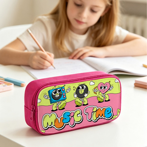 Nouvelle trousse à crayons vierge pour sublimation, polyester 600D, 5 couleurs, impression personnalisée DIY, panneau amovible, pochette de rangement multi-usages, 22x12x7cm - Product Image 6