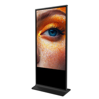 HDFocus Kiosque horizontal capacitif de 65 pouces pour la signalisation numérique publicitaire au sol