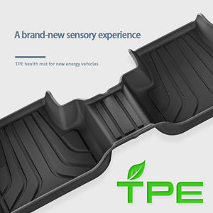 Tapis de sol TPE 100% écologiques + tapis de coffre + housses de dossier de siège pour VW <span class=keywords><strong>Tiguan</strong></span> L/<span class=keywords><strong>Allspace</strong></span> L Pro 2024 - Ajustement personnalisé 3D - Product Image 4