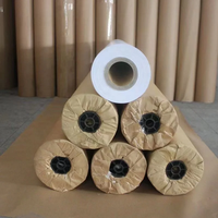 Wirtschaftliches Heißsiegel-Plotierpapier 50-60gsm Selbstklebend CAD-Markierungspapierrolle für Bekleidungsfabriken zum Schnitt von Schnittmustern
