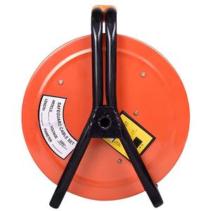 สายไฟม้วนเก็บได้แบบแมนนวล <span class=keywords><strong>100F</strong></span> Heavy Duty 12AWG SJTOW พร้อมสายต่อพ่วง 100 ฟุต พร้อมเบรกเกอร์ในตัว - Product Image 5