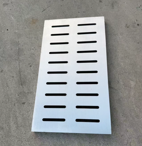 Tapa de alcantarilla cuadrada moderna antiestática de acero inoxidable galvanizado OEM/ODM 300x300mm para sistema de drenaje exterior - Product Image 6
