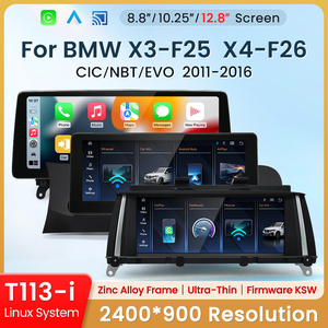 HFmidia 2026 ระบบลินุกซ์ใหม่ 8.8 10.25 12.8 นิ้ว หน้าจอบาง สำหรับ BMW X3 X4 ซีรีส์ F25 F26 เครื่องเล่นวิดีโอในรถยนต์แบบไร้สาย CarPlay - Product Image 2