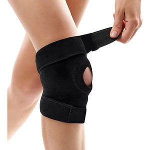 Rodillera Flexible de Neopreno con Diseño de Rótula Abierta, 3 Correas, Almohadilla de Gel de Silicona, Protección Profesional para Deportes - Product Image 3
