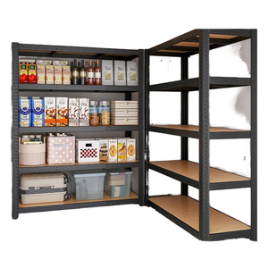 Estante de hierro multicapa al por mayor estante de almacenamiento hogar cocina balcón estante de acero de ángulo de almacenamiento de metal para uso doméstico - Product Image 2