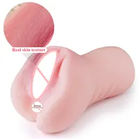 Yapay kedi vajina anüs seks oyuncakları yetişkin seks oyuncak ürün erkekler için Pussy mastürbasyon kupası