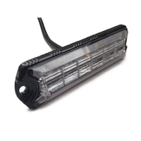 Lumière stroboscopique à 6 led pour voiture, clignotante et fendue, pour véhicule d'urgence, 12-24vdc