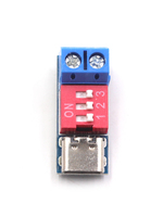 Module de déclenchement de charge rapide QC PD, carte de test de tension réglable 5V 9V 12V 15V 20V avec interrupteur DIP