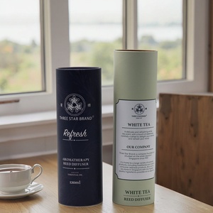 Recyclable Cardboard Sleeve Tube Packaging for Aromatherapy <b>Reed</b> <b>Diffuser</b> Carton Cylinder Box for Essential Oil <b>Diffuser</b> - Product Image 2