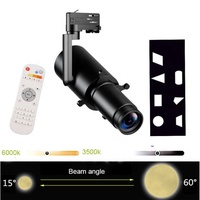 Smart Control LED Projector Shaper Encadrement Full Cut-Off Luminaire COB Chip Sans éblouissement Zoomable Shapeable Spot Track Light Ra>97