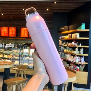 Taza termo de acero inoxidable de 500ML para agua de té con asa para hombres y mujeres, regalo de negocios - Product Image 4