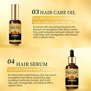 Caviar 5 en 1: Champú, Acondicionador, Aceite Capilar y Esencia para el Cabello - Tratamiento Nutritivo Profundo y Reparador para Cabello Seco, con Permanente o Teñido - Product Image 5