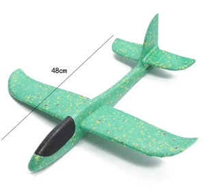 Avion en mousse de 48cm à éclairage LED de grande taille pour enfants - Product Image 6
