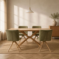 Ensemble de table et chaises de salle à manger moderne, ensemble de table à manger 4 places, meubles pour la maison, la cuisine, l'hôtel, le restaurant, vente en gros
