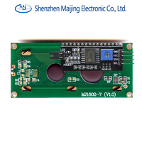 وحدة عرض LCD IPS طراز MJ1602-7 مقاس 16×2 من علامة Maijing الأصلية مع إضاءة خلفية LED من Winstar، درجة حرارة التشغيل -20~70، اتصالات