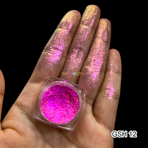 SHENG ZHU Pigmento <span class=keywords><strong>Camaleonte</strong></span> in Polvere Scintillante Effetto Aurora Neon per Ombretto - Product Image 3