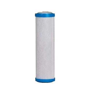 Green filter 10 Inch CTO Compressed Activated Carbon Rod Pure Water Machine Front Filter Cartridge