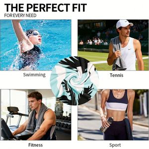 Toalla Deportiva Personalizada con Impresión Personalizada, Ecológica, Súper Absorbente, de Secado Rápido, para Uso en Exteriores, de Microfibra Reciclada - Product Image 4