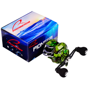 Carrete de Pesca LETOYO Metálico 18+1BB, Arrastre Máximo de 7-10 kg, Relación de Engranajes 7.2:1, Carrete de Baitcasting con Camuflaje Verde, Carrete de Pesca Lews - Product Image 6