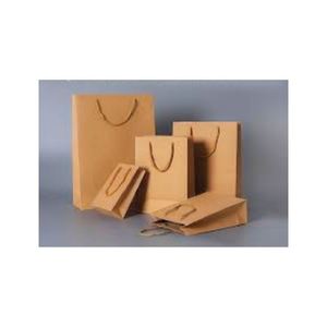 Bolsas de Papel Kraft Multicolores Ecológicas de Tamaño Personalizable, Impresión Precisa y Duradera, Reciclables, con Logotipo Personalizado y Asa de Mano - Product Image 3