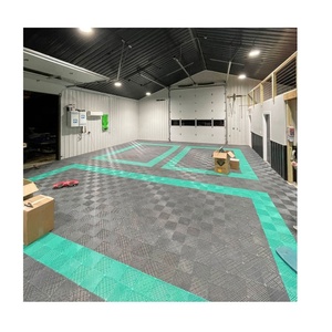 Dalles de sol en vinyle PP pour garage, emboîtables, antidérapantes, design européen, installation par clic, usage intérieur - Product Image 1
