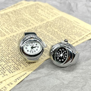Trendy Fashion Ring <strong>Watch</strong> <strong>Rose</strong> <strong>Gold</strong> Plated Quartz Dial Minimalist Design Adjustable Elastic Band Finger <strong>Watch</strong> for Women Gift - Product Image 5