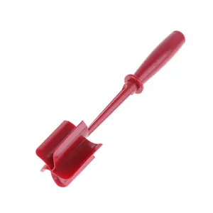Nylon Chopper Utensil 5 Curve Blades Ground Beef Masher Meat Chopper Heat Resistant Meat Masher Tool for Hamburger Meat Ground