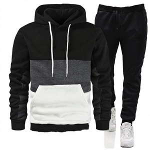 Conjunto Deportivo de Invierno para Hombre, Sudadera con Capucha Tejida de Alta Calidad, Pantalones Deportivos, 2 Piezas, Secado Rápido, Lujoso, Informal, para Correr - Product Image 2