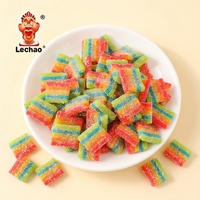 Bonbons en gros sous marque privée : Bonbons gélifiés acidulés arc-en-ciel Halal pour enfants