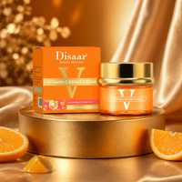 Crème réparatrice anti-taches à la vitamine C, marque privée OEM ODM, 577 huile de rose musquée, soin des taches solaires et de vieillissement, crème éclaircissante pour le visage 50g, nouveauté