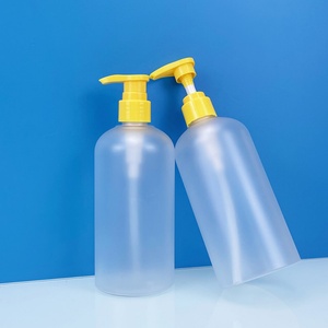 Custom Colored <b>Empty</b> Boston <b>Bottle</b> PET <b>Plastic</b> 300ml 500ml Body Wash Shampoo <b>Bottles</b> for Cosmetics Packaging - Product Image 3