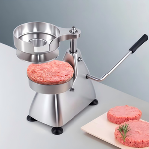 Machine manuelle de formage de burgers et de galettes de viande en acier inoxydable 304 avec pompe/presse à galettes - Product Image 5