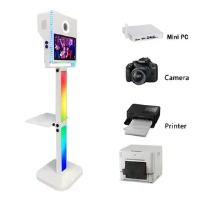 Newest 15.6 Inches Touch Screen Dslr Selfie Photo Booth Box Shell Dslr Mirror Photo Booth Machine Full Body Dslr Photo Booth