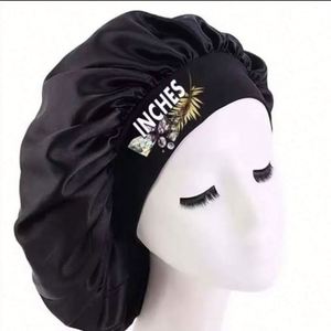 Bonnet de nuit en satin doux personnalisé avec logo pour usage quotidien en extérieur, style tendance toutes saisons, vente en gros - Product Image 3