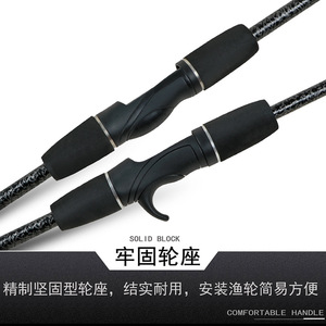 Lure Fishing Rod Medium Action Fiberglass Saltwater Fish Cross Border Supply - Product Image 4