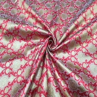 Tissu Brocart de Luxe SHIKHA FAB Léger Tissé à Motif Géométrique Abstrait Respirant Séchage Rapide Textile de Maison pour Femme