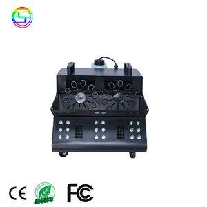 Máquina de Burbujas Metálica para Bodas SC 300w con Doble Rueda, Efecto de Humo, Equipo para Fiestas, Mini Dj con Espuma - Product Image 4
