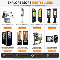 Pantalla Digital LCD de Señalización Digital de 32 43 50 55 65 Pulgadas, Kiosco Digital para Interiores, Pantalla para Publicidad en Centros Comerciales y Aeropuertos