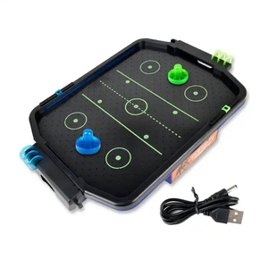 Juego de Hockey sobre Hielo Eléctrico con Luces Musicales, Juguete Educativo para Niños, Juego de Mesa Suspendido para Interiores - Product Image 1