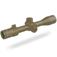 TYPHON 6-24x50IR FFP LPVO Premier plan focal 30mm Tube de visée avec arrêt zéro avec anneau de portée